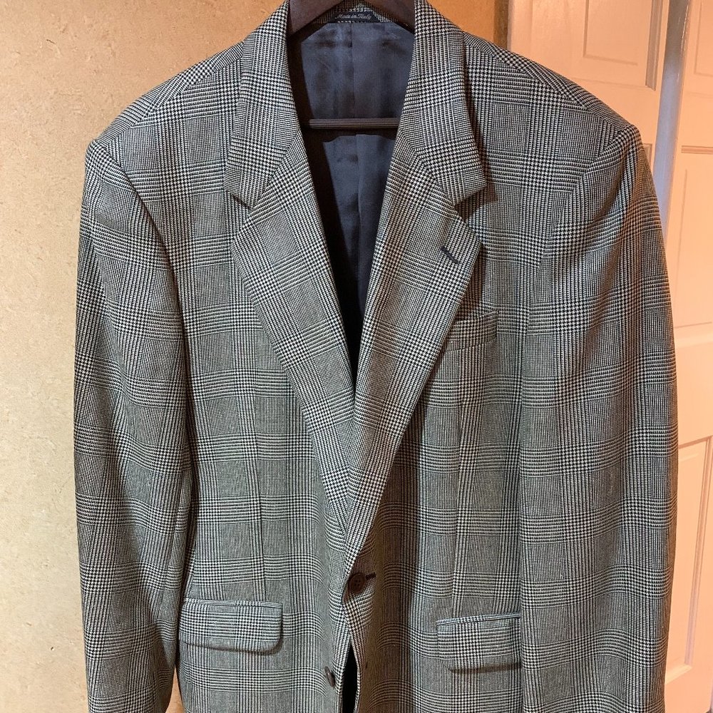 Manzoni Couture glen plaid sports jacket